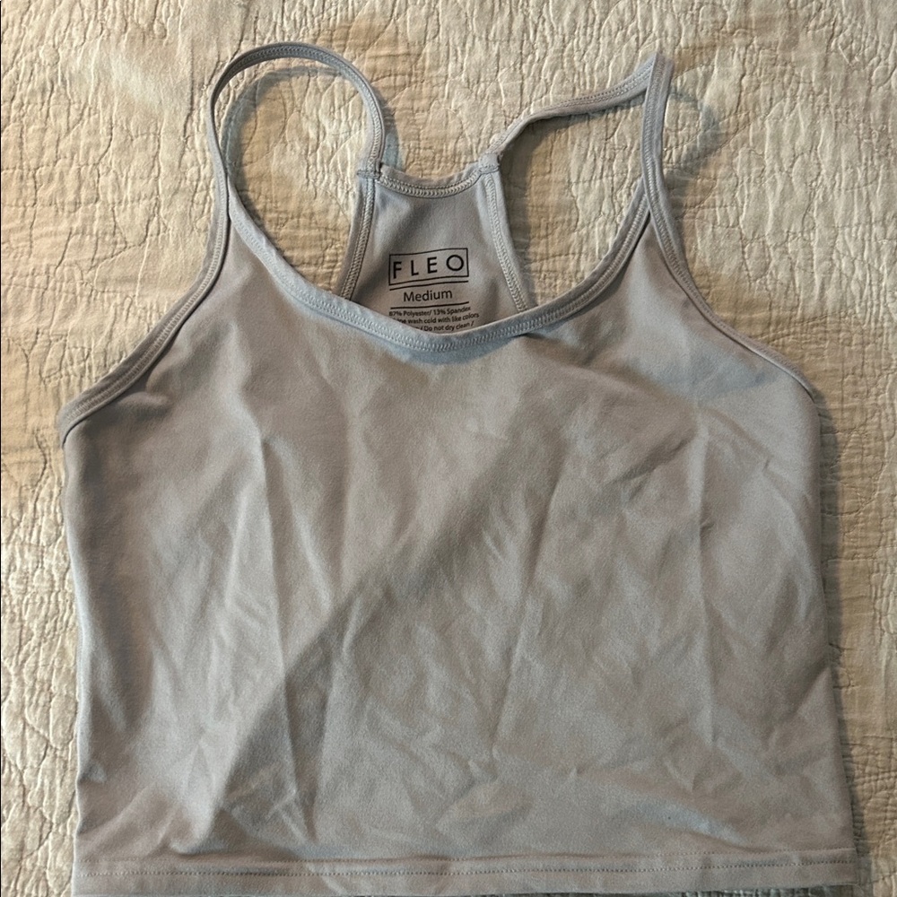 Fleo Women's Light Gray tank